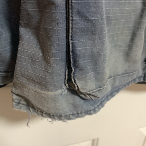 Distressed Blue Combat Jacket - Picture 6 of 6